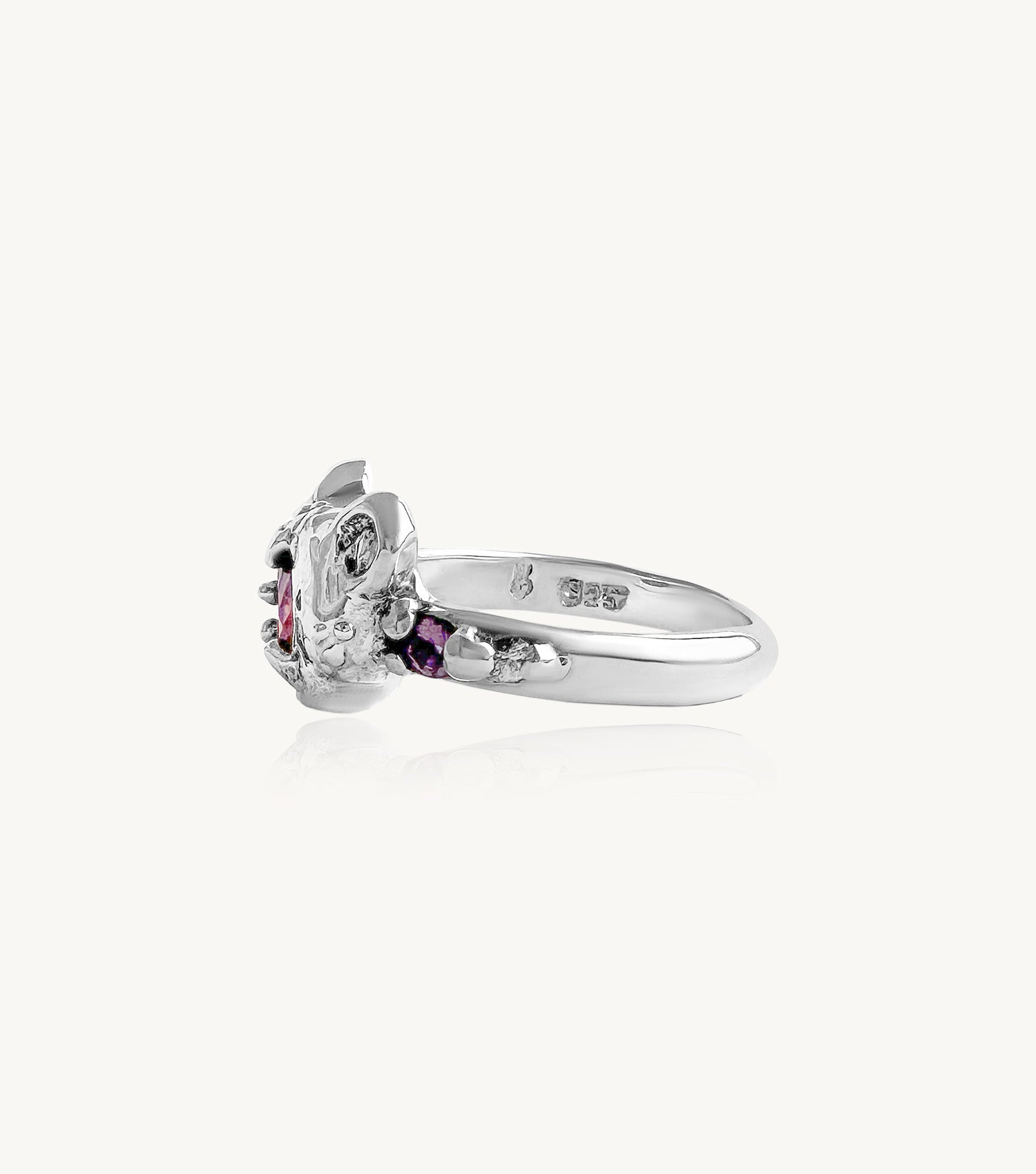 CHUI LEOPARD SPINEL RING