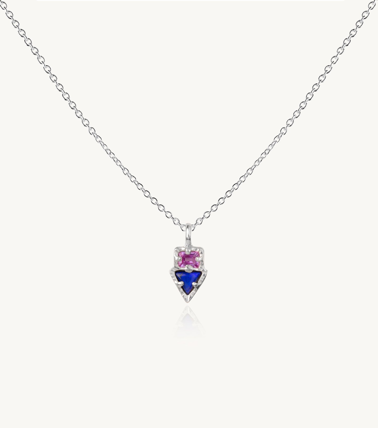 ZURI PINK SAPPHIRE & OPAL NECKLACE