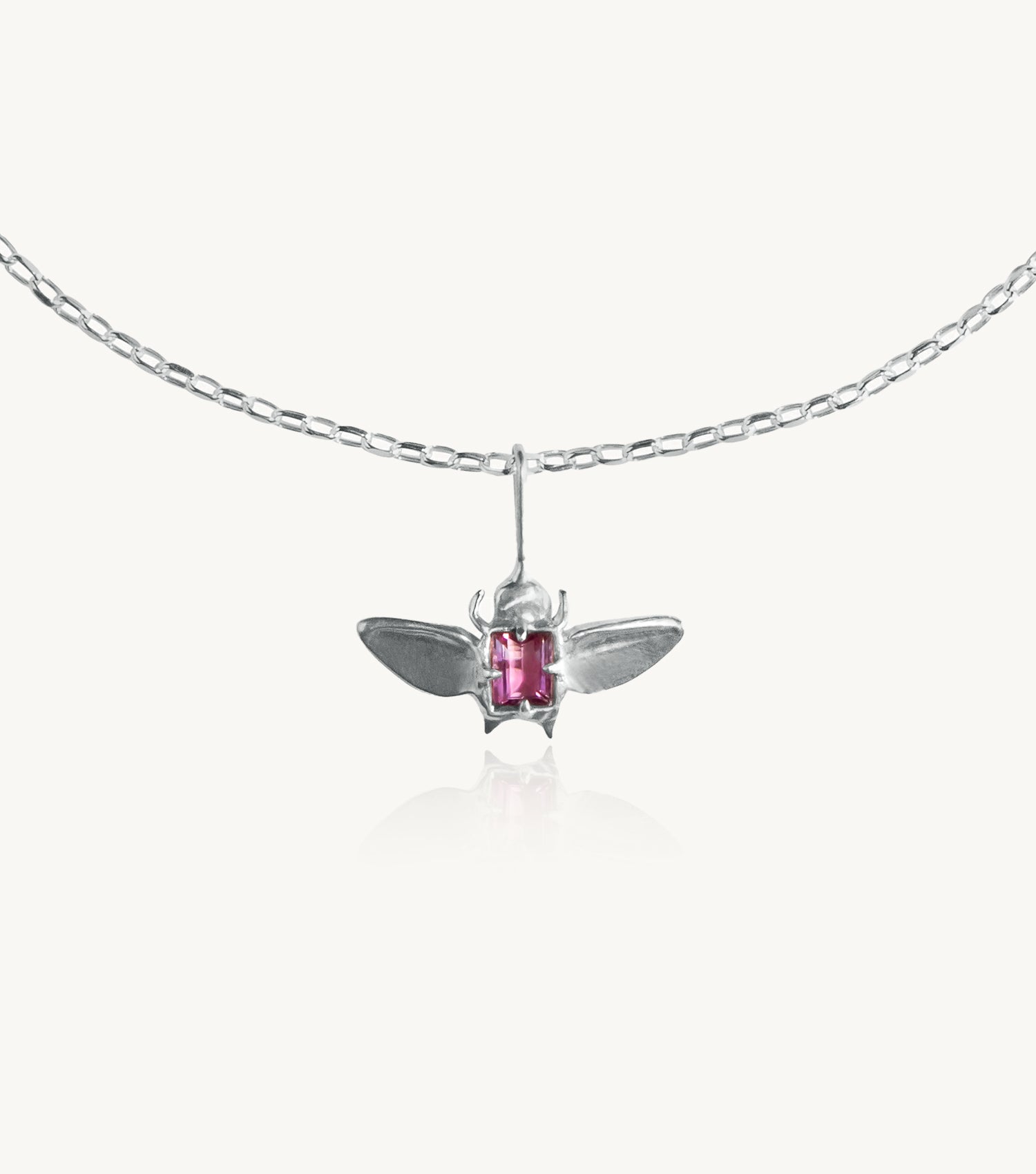 MENDE BEETLE PENDANT NECKLACE